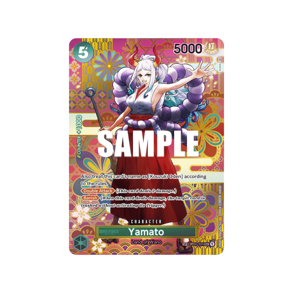 Carte One Piece Awakening Of The New Era OP05-121 : Yamato (Parallèle Spéciale)