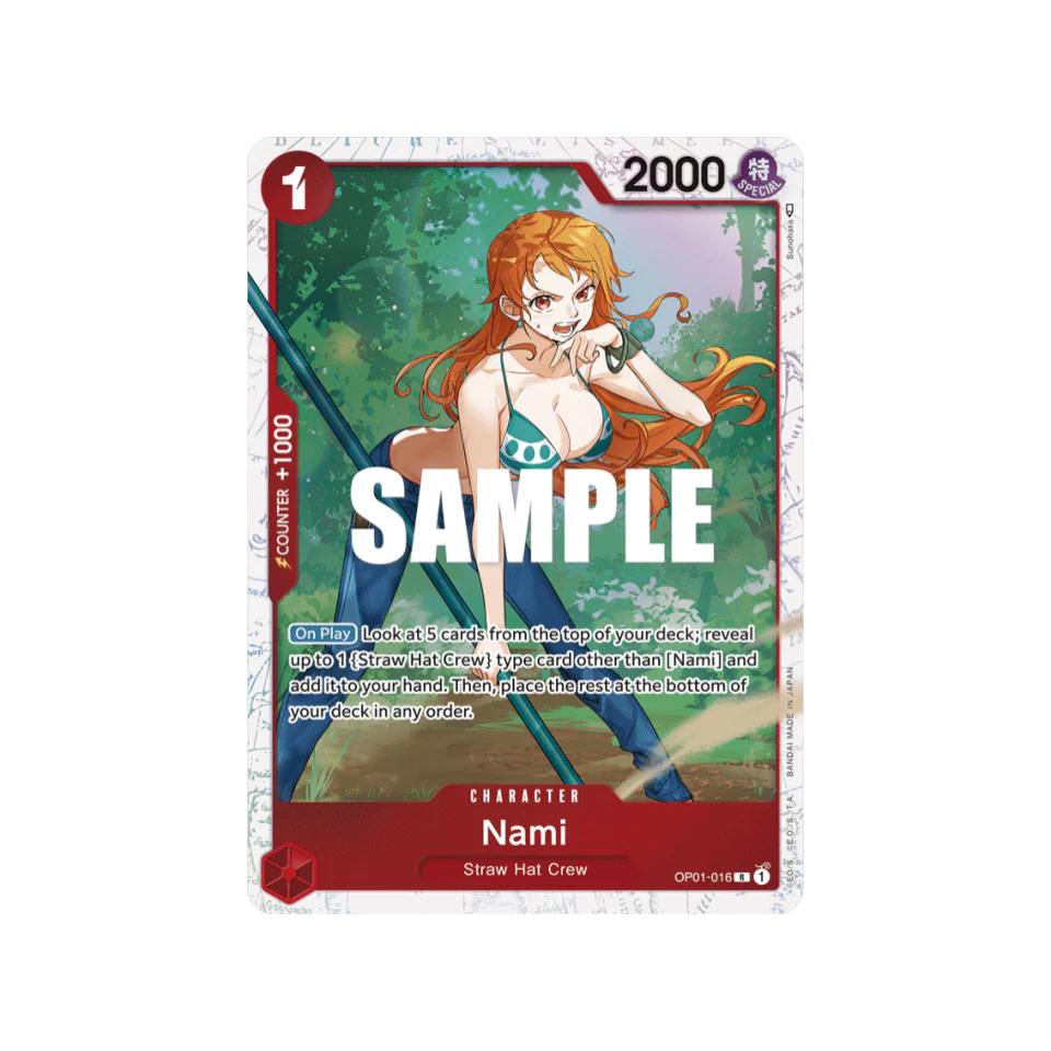 Carte One Piece The Three Captains OP01-016_p3 : Nami (Parallèle Spéciale)