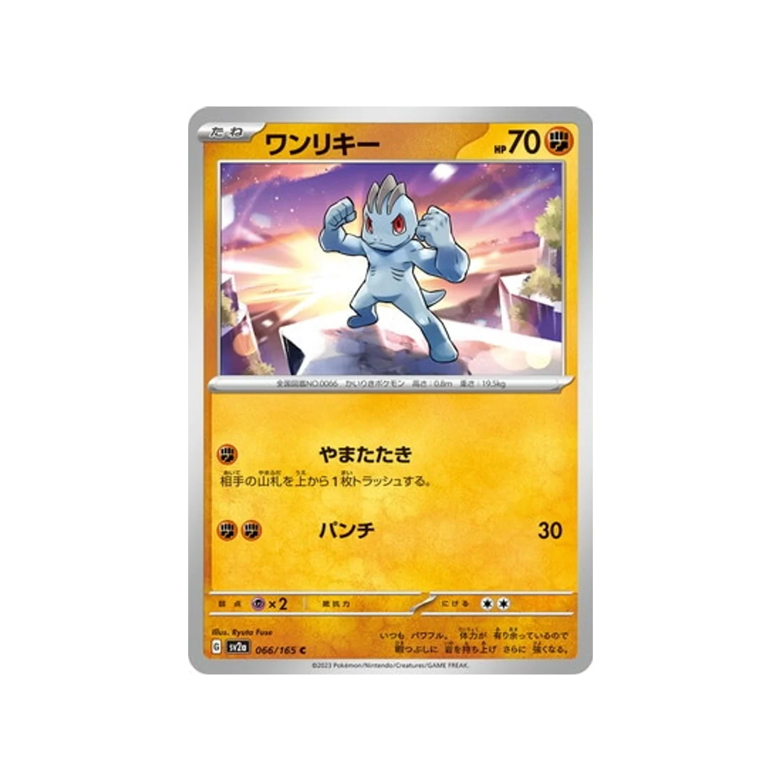 Carte Pokémon 151 SV2A 066/165 : Machoc