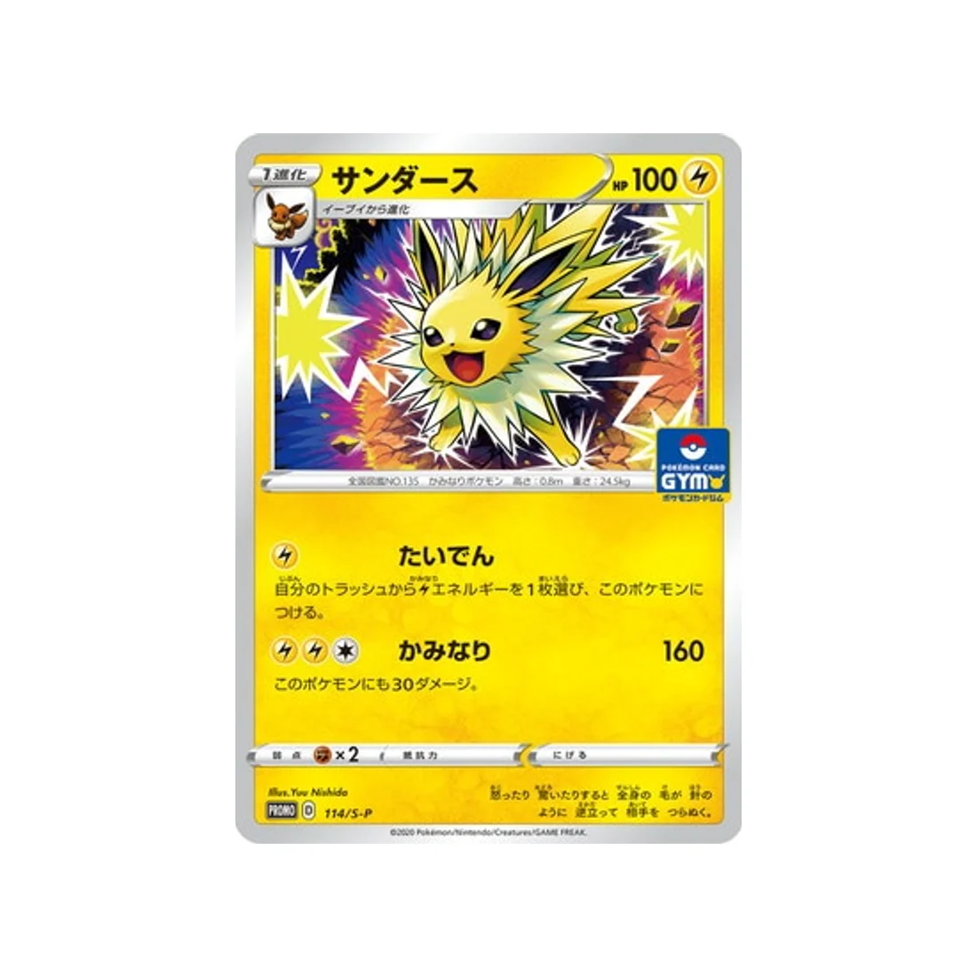 Carte Pokémon Carte Promo Épée et Bouclier S-P 114/S-P : Voltali