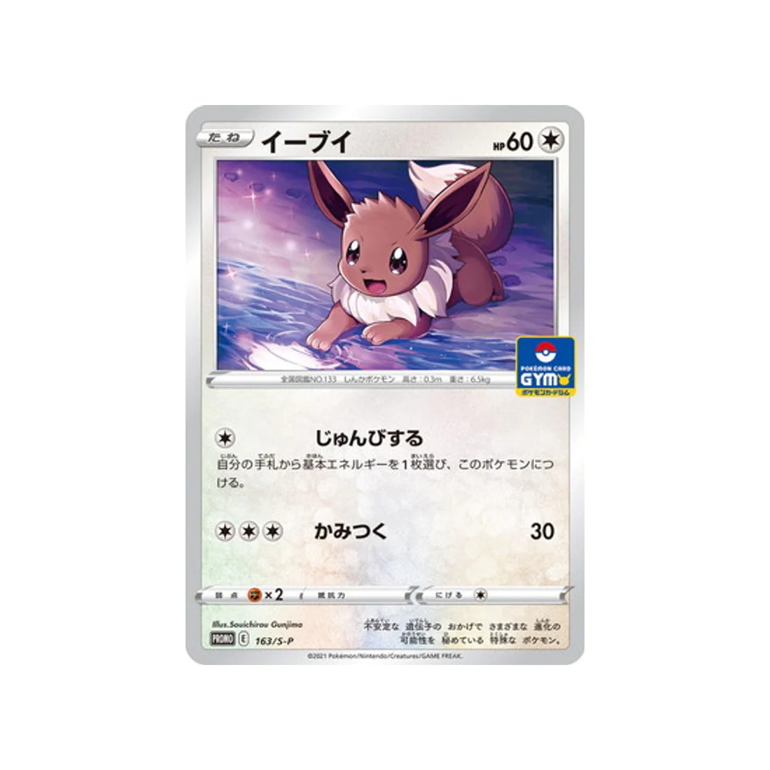 Carte Pokémon Carte Promo Épée et Bouclier S-P 163/S-P : Évoli