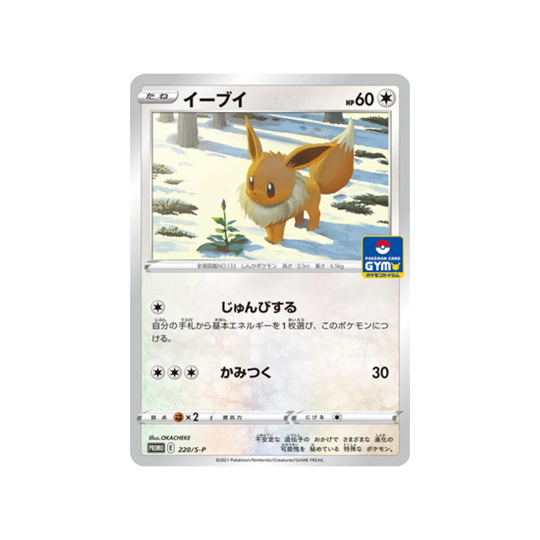 Carte Pokémon Carte Promo Épée et Bouclier S-P 220/S-P : Évoli