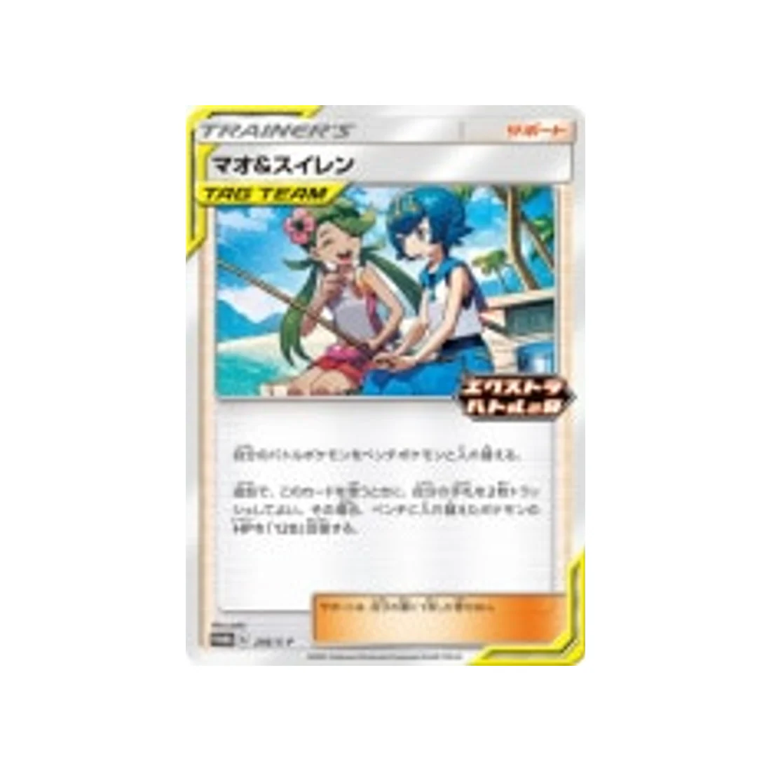 Carte Pokémon Carte Promo Épée et Bouclier S-P 256/S-P : Barbara et Néphie