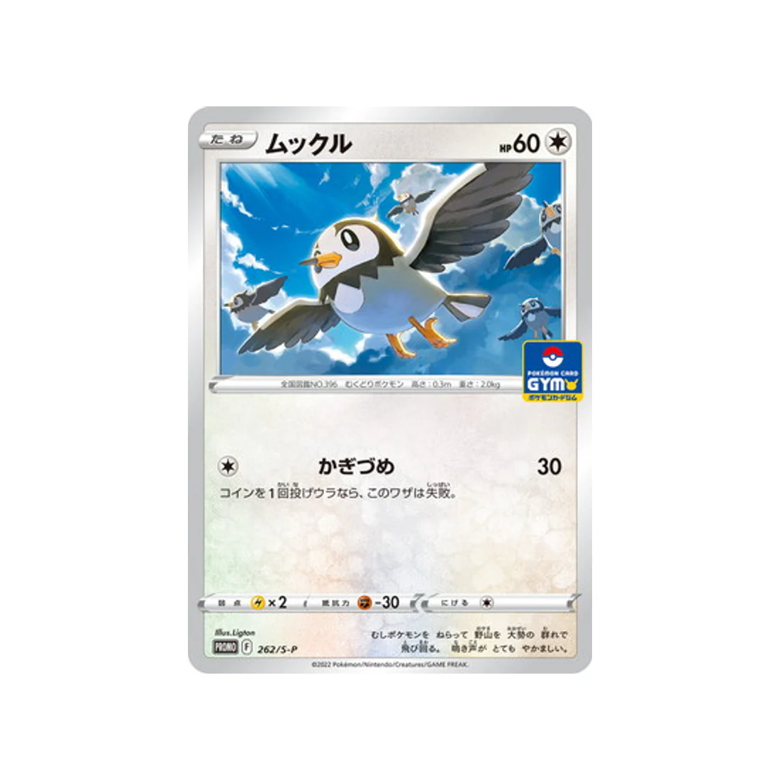 Carte Pokémon Carte Promo Épée et Bouclier S-P 262/S-P : Étourmi