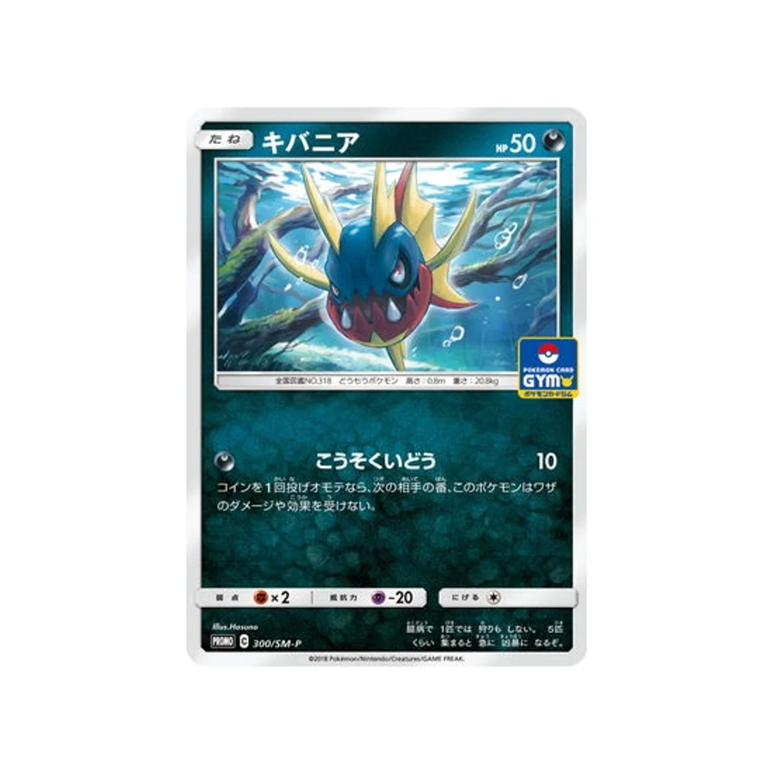 Carte Pokémon Carte Promo Soleil et Lune SM-P 300/SM-P : Carvanha
