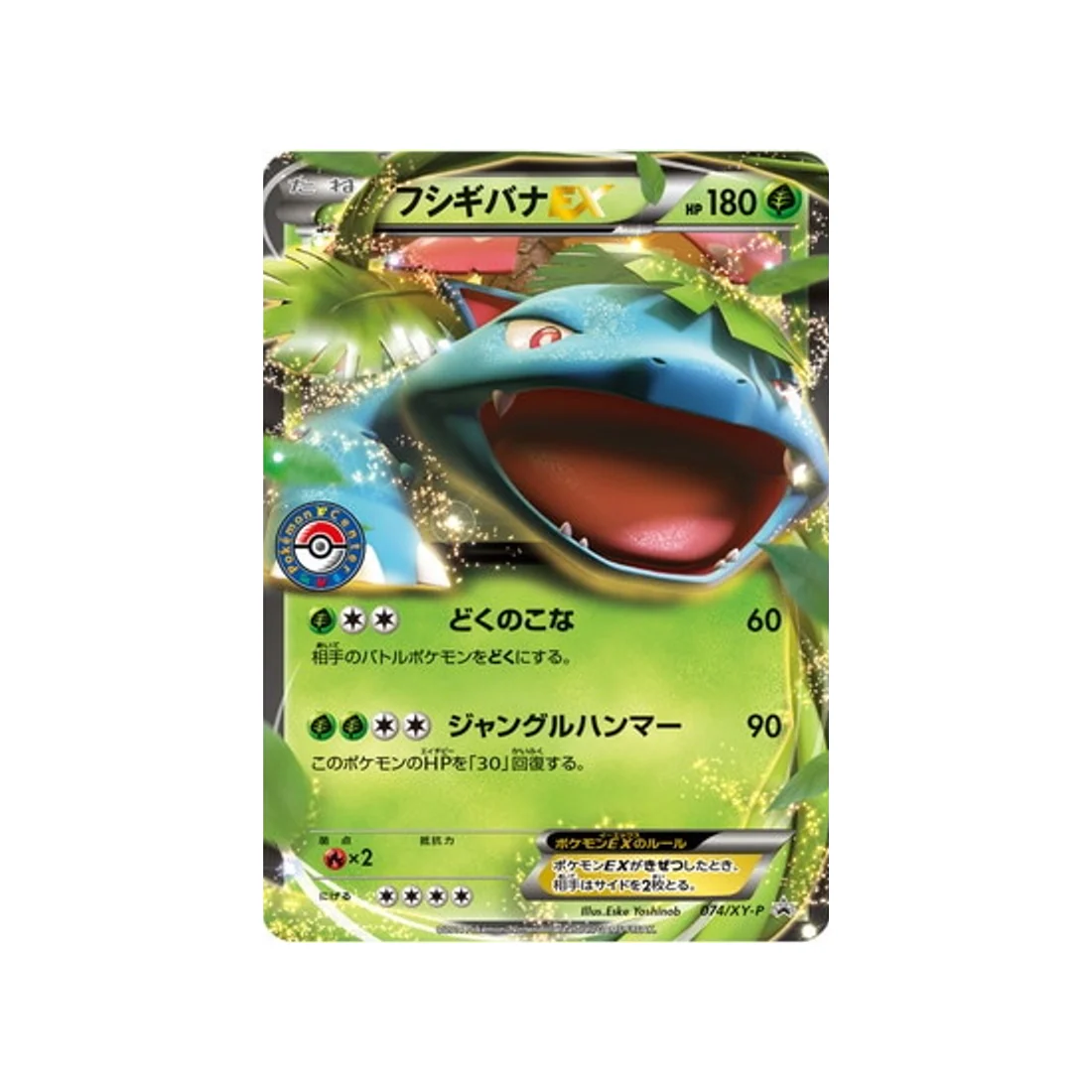 Carte Pokémon Carte Promo XY XY-P 074/XY-P : Florizarre EX