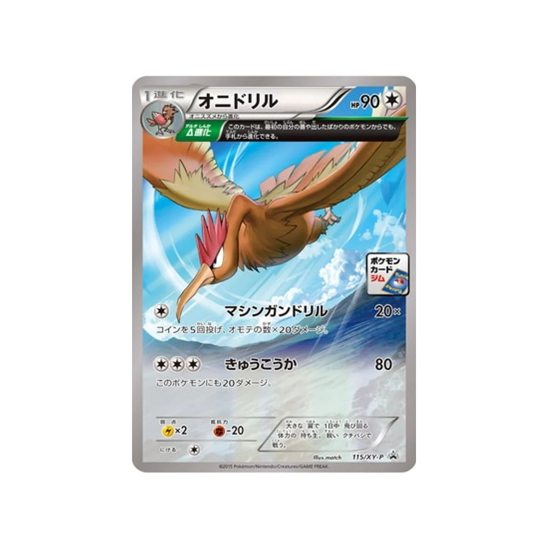 Carte Pokémon Carte Promo XY XY-P 115/XY-P : Rapasdepic