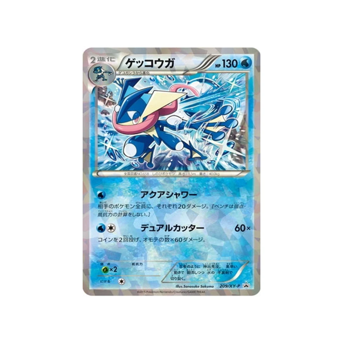 Carte Pokémon Carte Promo XY XY-P 209/XY-P : Amphinobi