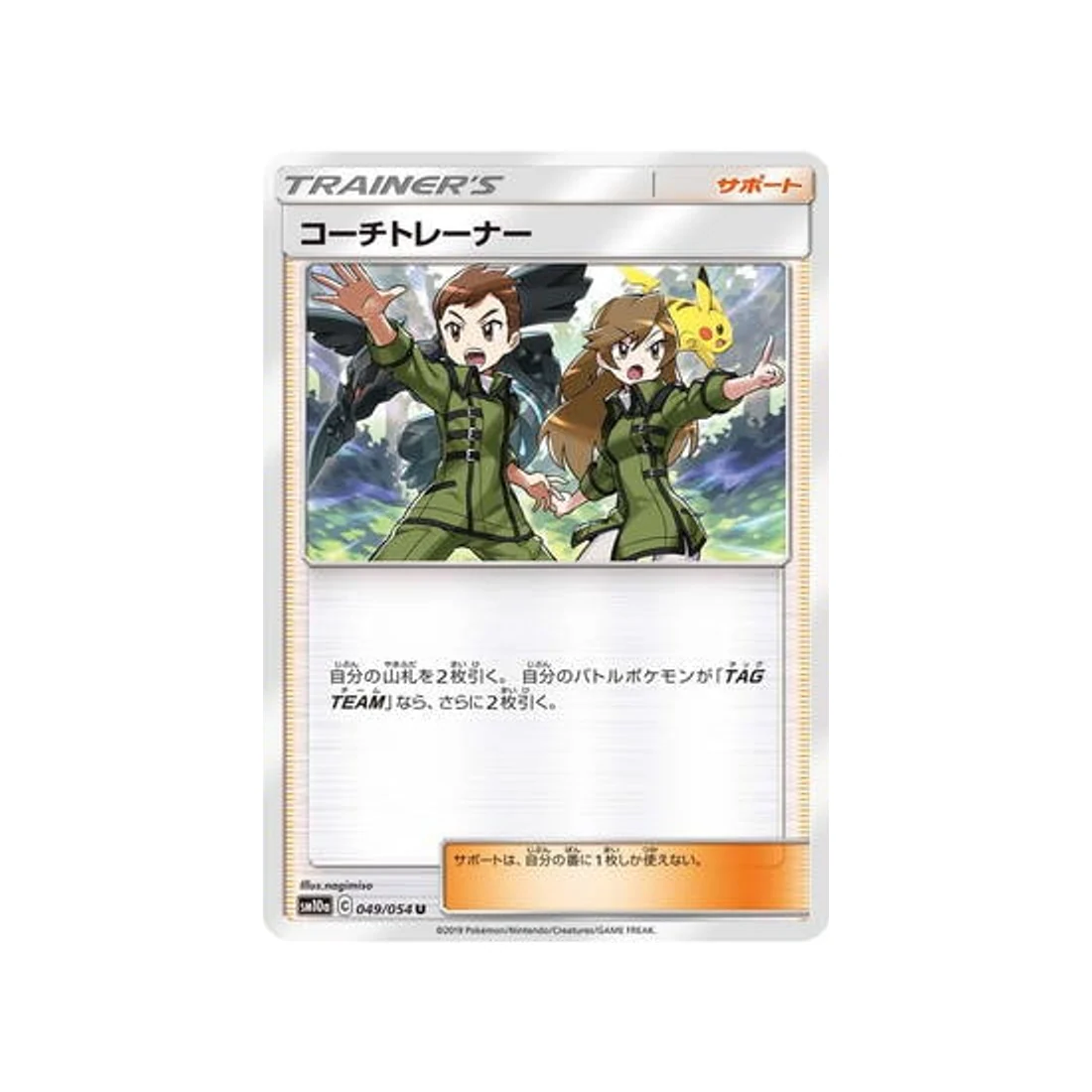 Carte Pokémon Fin GG SM10A 049/054 : Dresseurs Coach
