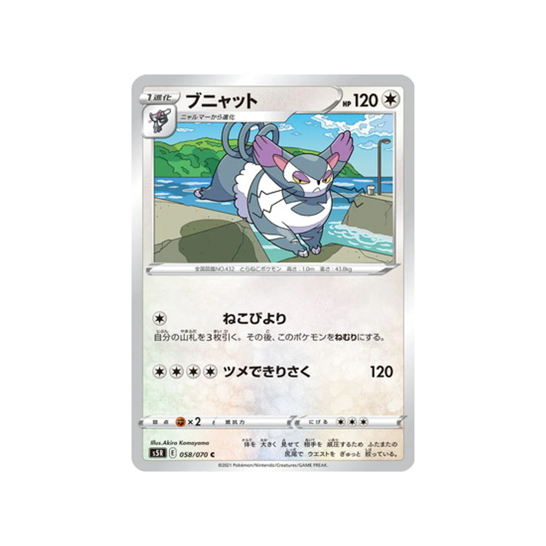 Carte Pokémon Rapid Strike S5R 058/070 : Chaffreux