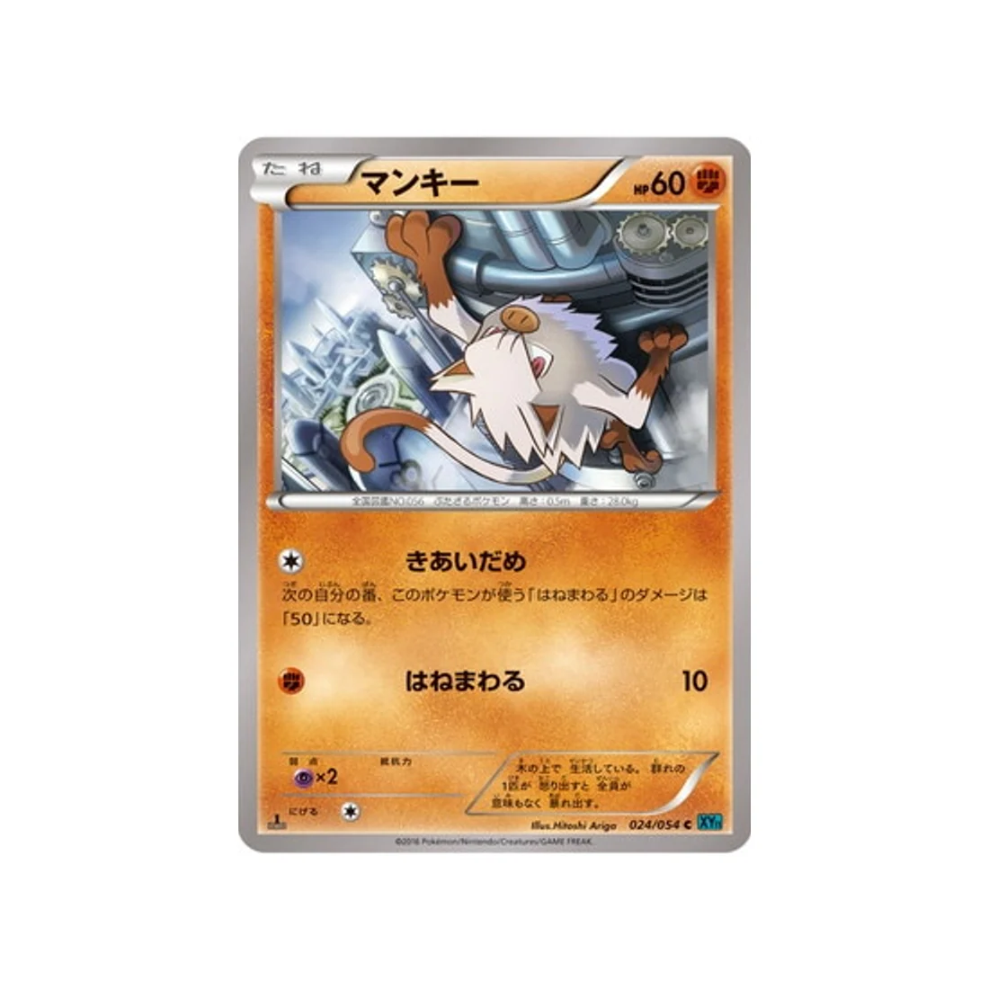Carte Pokémon Rebelle Impitoyable XY11R 024/054 : Férosinge