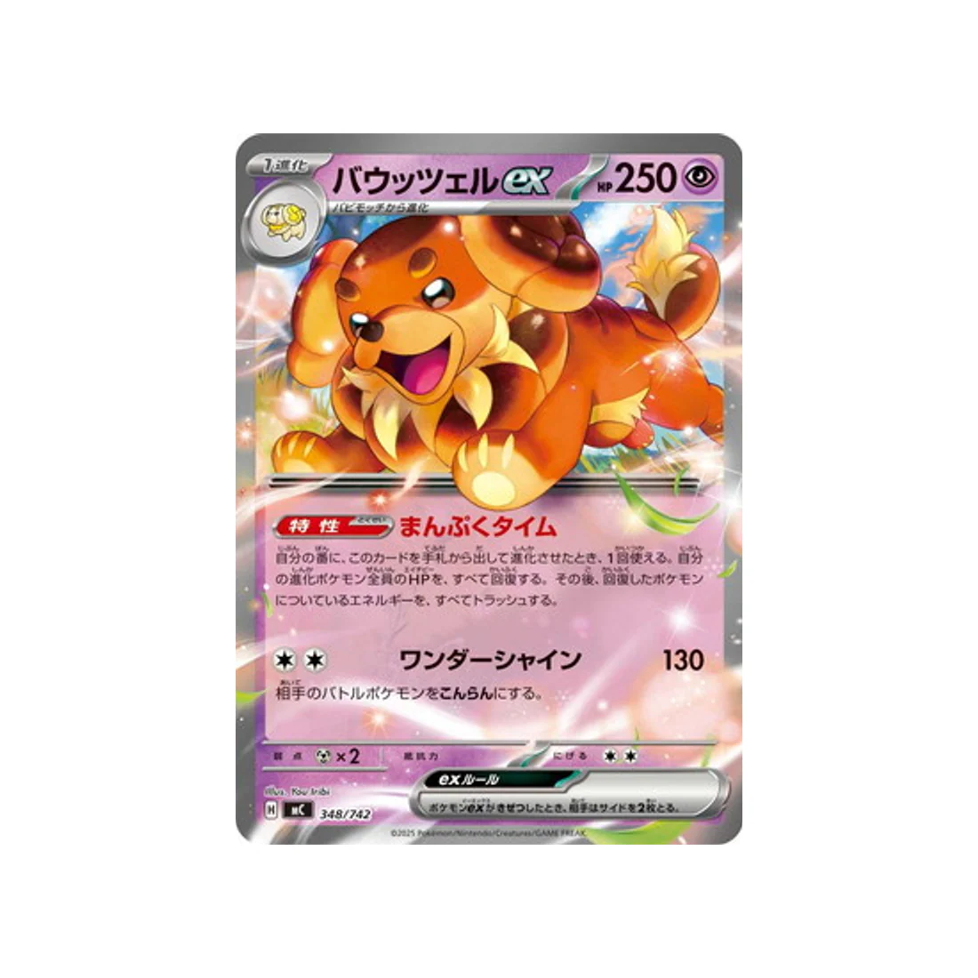 Carte Pokémon Starter 100 Battle Collection MC 348/742 : Briochien EX