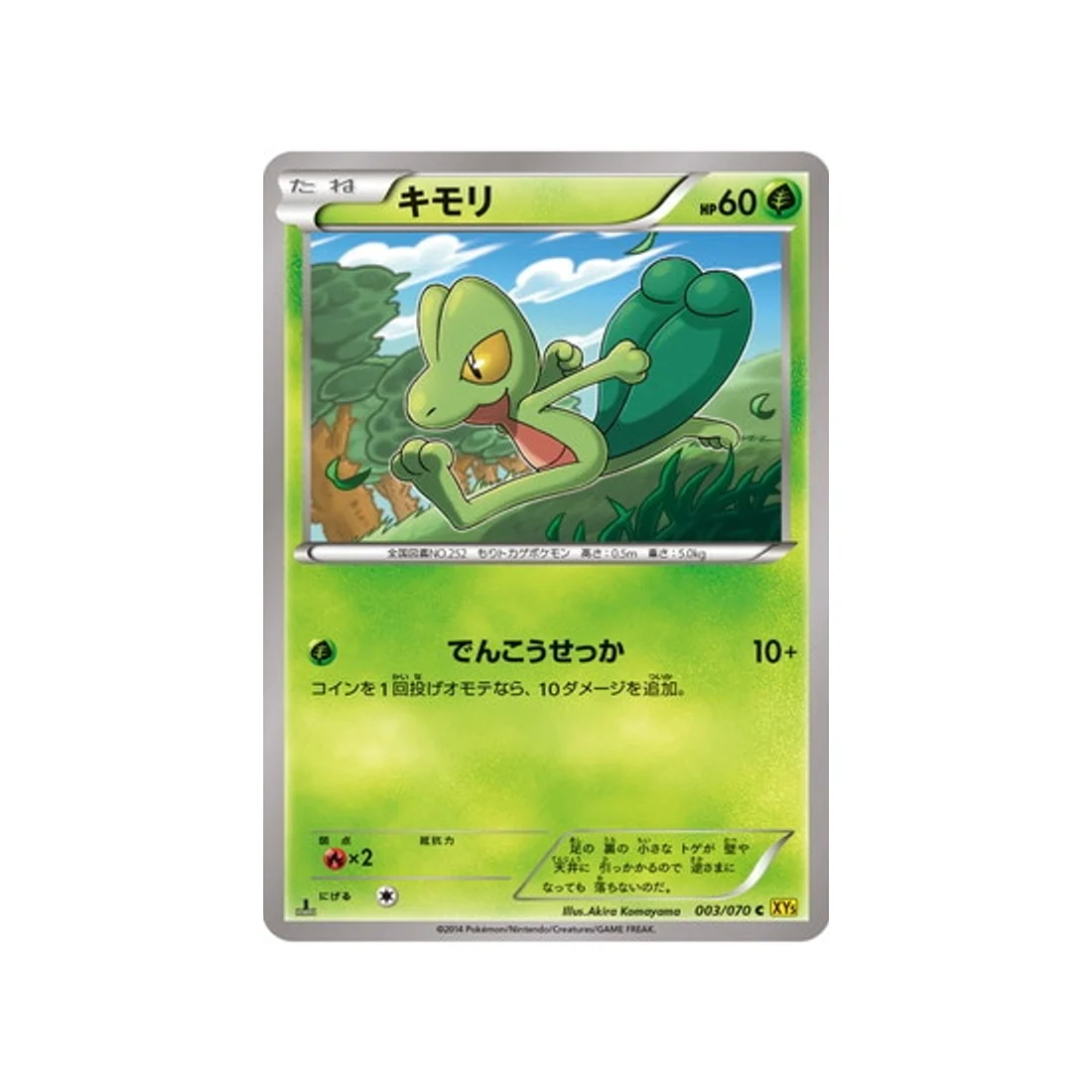 Carte Pokémon Volcan Gaia XY5G 003/070 : Arcko