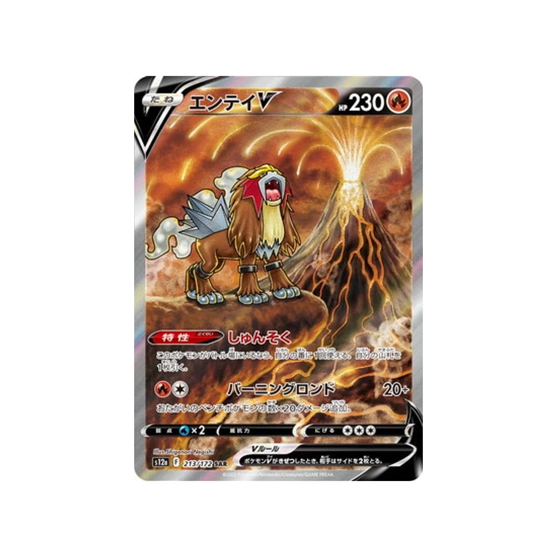 Carte Pokémon VSTAR Universe S12A 213/172 : Entei