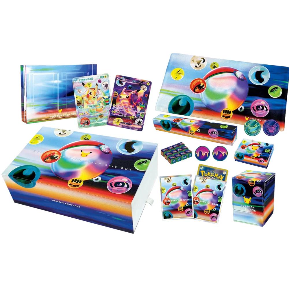 Coffret pokémon Celebration Futuristic Box 30 ème Anniversaire - Image 2